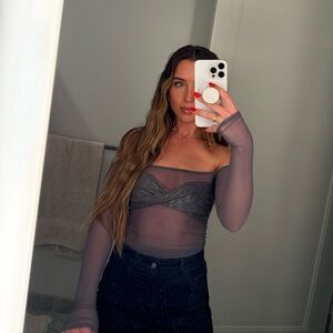 Garcelle- Diamante Off Shoulder Top